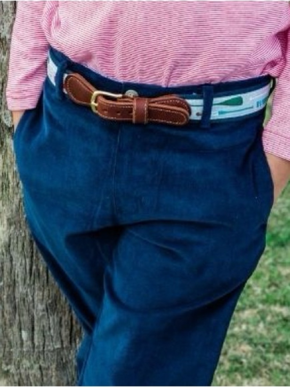 J. Bailey Kids Navy Chino Bottoms